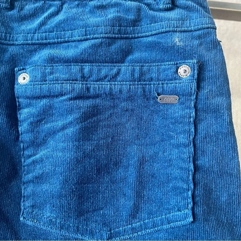 Mountain Khakis Turquoise Corduroy Mini Skirt